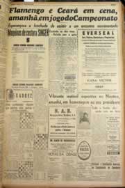 Página do jornal Correio do Ceará de junho de 1946