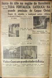 Página do jornal Correio do Ceará de junho de 1946