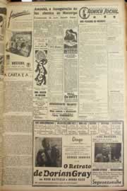 Página do jornal Correio do Ceará de junho de 1946