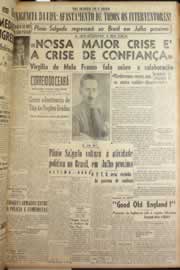 Página do jornal Correio do Ceará de junho de 1946