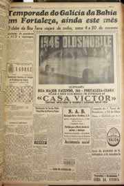 Página do jornal Correio do Ceará de julho de 1946