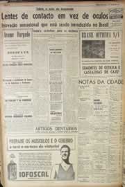 Página do jornal Correio do Ceará de julho de 1946
