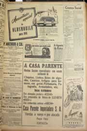 Página do jornal Correio do Ceará de julho de 1946