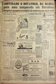 Página do jornal Correio do Ceará de julho de 1946