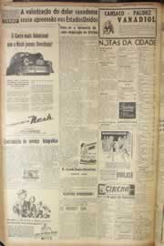 Página do jornal Correio do Ceará de julho de 1946