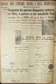 Página do jornal Correio do Ceará de julho de 1946