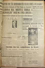 Página do jornal Correio do Ceará de julho de 1946