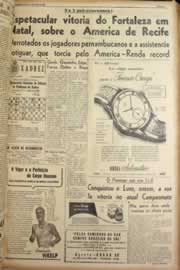 Página do jornal Correio do Ceará de julho de 1946