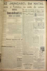 Página do jornal Correio do Ceará de julho de 1946