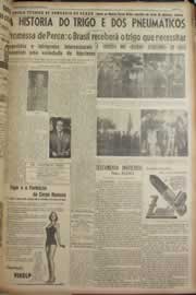 Página do jornal Correio do Ceará de agosto de 1946