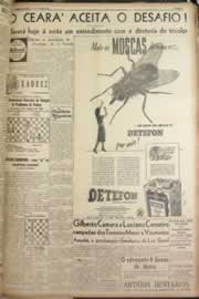 Página do jornal Correio do Ceará de agosto de 1946