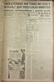 Página do jornal Correio do Ceará de agosto de 1946