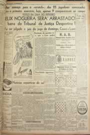 Página do jornal Correio do Ceará de agosto de 1946
