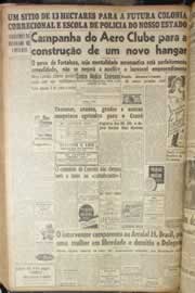 Página do jornal Correio do Ceará de agosto de 1946