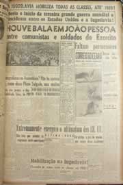 Página do jornal Correio do Ceará de agosto de 1946