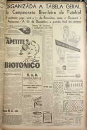Página do jornal Correio do Ceará de agosto de 1946