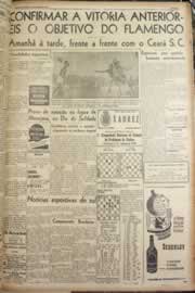 Página do jornal Correio do Ceará de agosto de 1946