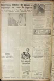 Página do jornal Correio do Ceará de agosto de 1946