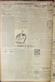 Página do jornal Correio do Ceará de agosto de 1946