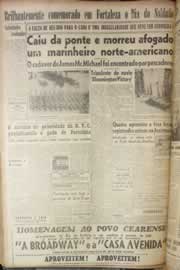 Página do jornal Correio do Ceará de agosto de 1946