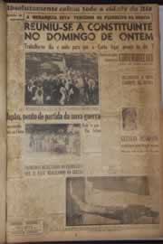 Página do jornal Correio do Ceará de setembro de 1946