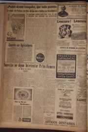 Página do jornal Correio do Ceará de setembro de 1946