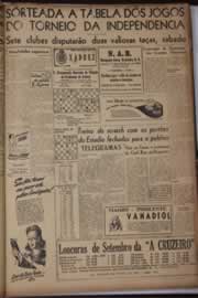 Página do jornal Correio do Ceará de setembro de 1946