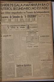 Página do jornal Correio do Ceará de setembro de 1946