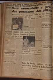Página do jornal Correio do Ceará de setembro de 1946