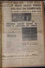 Página do jornal Correio do Ceará de setembro de 1946