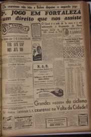 Página do jornal Correio do Ceará de setembro de 1946