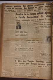 Página do jornal Correio do Ceará de setembro de 1946