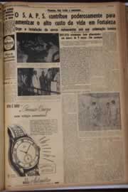 Página do jornal Correio do Ceará de setembro de 1946