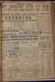 Página do jornal Correio do Ceará de outubro de 1946