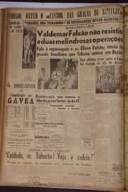 Página do jornal Correio do Ceará de outubro de 1946
