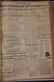 Página do jornal Correio do Ceará de outubro de 1946
