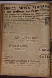 Página do jornal Correio do Ceará de outubro de 1946