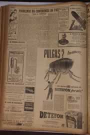 Página do jornal Correio do Ceará de outubro de 1946
