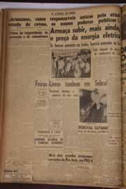 Página do jornal Correio do Ceará de outubro de 1946