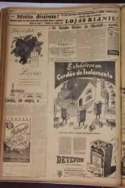 Página do jornal Correio do Ceará de outubro de 1946