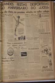 Página do jornal Correio do Ceará de outubro de 1946