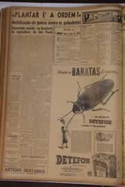 Página do jornal Correio do Ceará de outubro de 1946