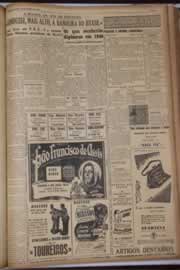 Página do jornal Correio do Ceará de outubro de 1946