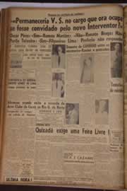 Página do jornal Correio do Ceará de outubro de 1946