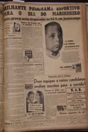 Página do jornal Correio do Ceará de dezembro de 1946
