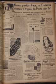 Página do jornal Correio do Ceará de dezembro de 1946