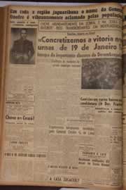 Página do jornal Correio do Ceará de dezembro de 1946
