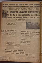 Página do jornal Correio do Ceará de dezembro de 1946