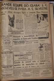 Página do jornal Correio do Ceará de dezembro de 1946