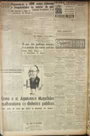 Página do jornal Correio do Ceará de janeiro de 1947